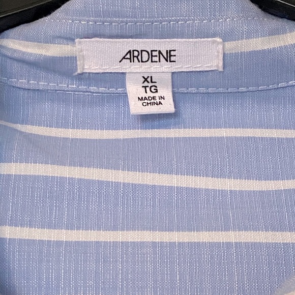 Striped button up dress - Picture 2 of 4